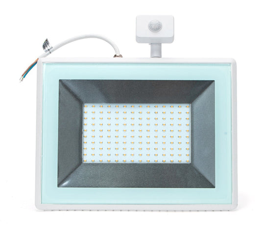 LED buitenlamp wit | 100W=1000W LED schijnwerper | IR sensor | koelwit 4000K | waterdicht IP65