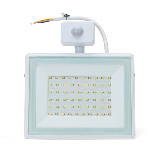 Comnox - LED buitenlamp wit - Draagbare buitenverlichting - Draadloos licht - 50W 450W LED schijnwerper - Waterdicht IP65 - daglichtwit 6400K