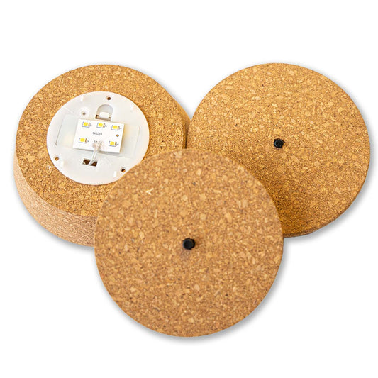 Cork with led - Terrarium cork with light - 3 sizes available