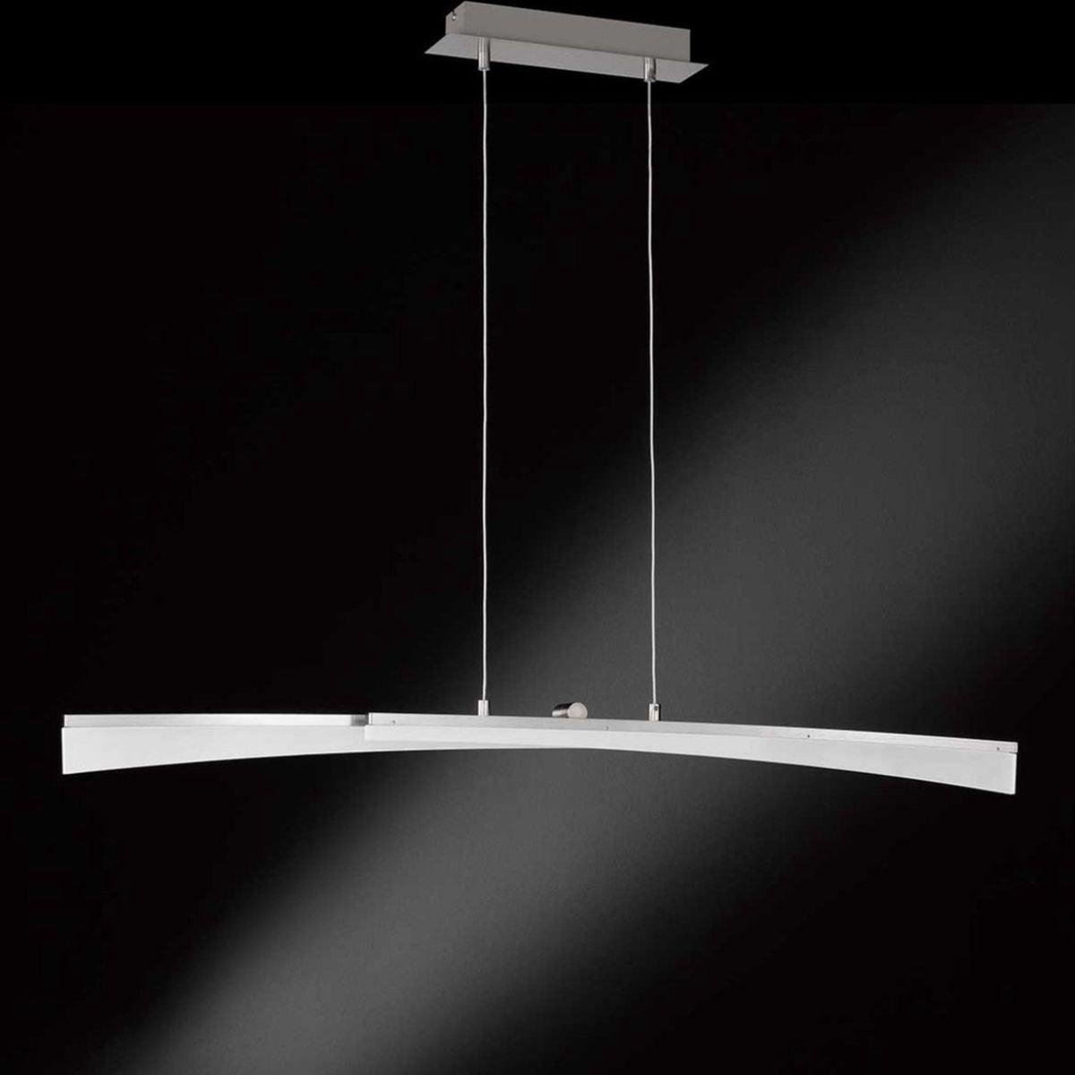 LED Hanglamp X linear - Zwenkbaar - Warm wit licht - Inkortbaar - Zilver