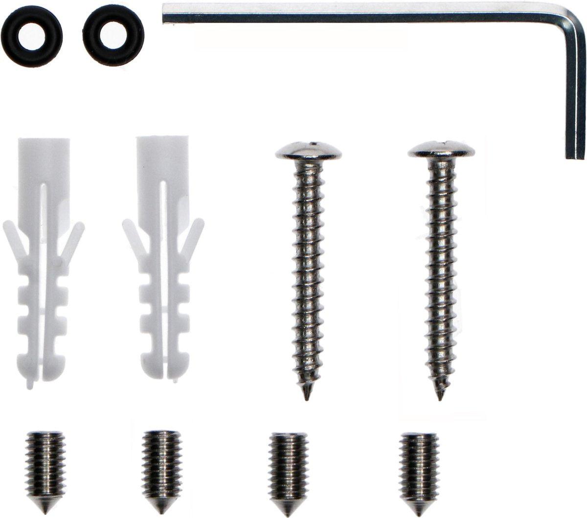 LED Muurlamp buiten met GU10 fitting - Strepen - Rimini - IP44 - Antraciet