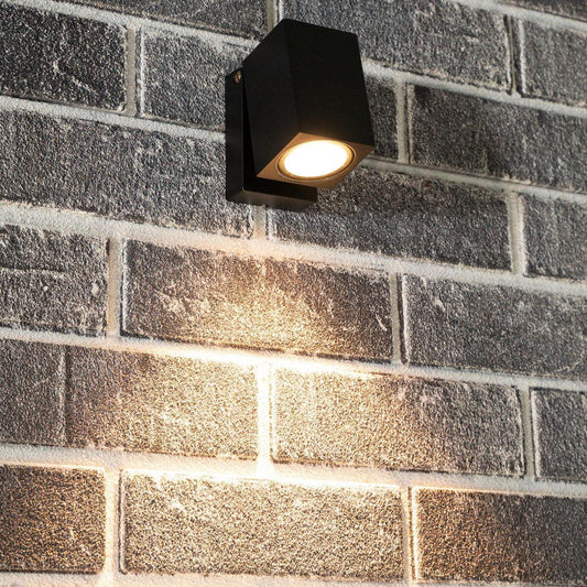 Comnox - LED's Light Model Lucca - Kantelbare Buitenlamp - Zwart Aluminium