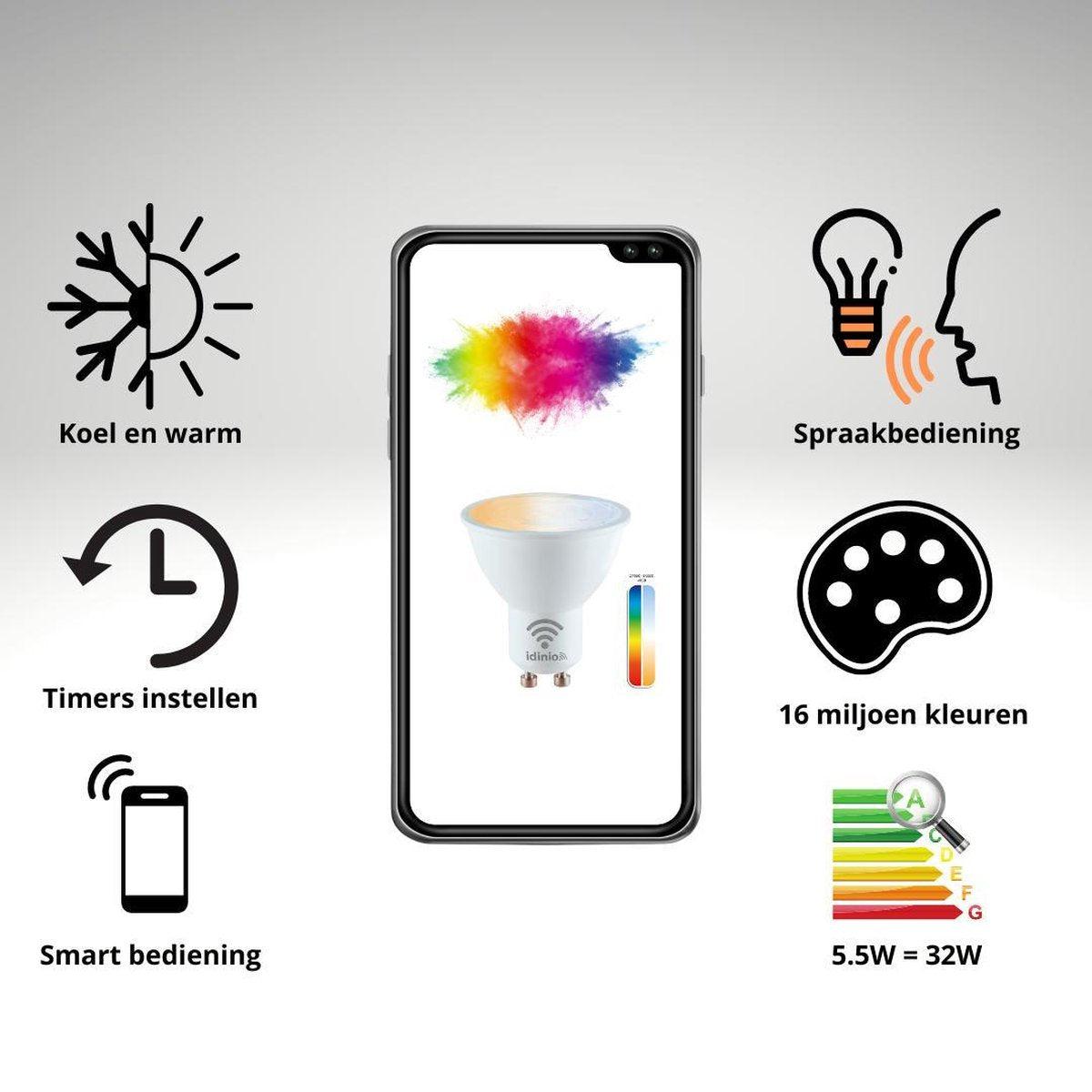 Comnox - Model Melfi LED Prikspot - Accentueer uw tuin - Zwart Metaal