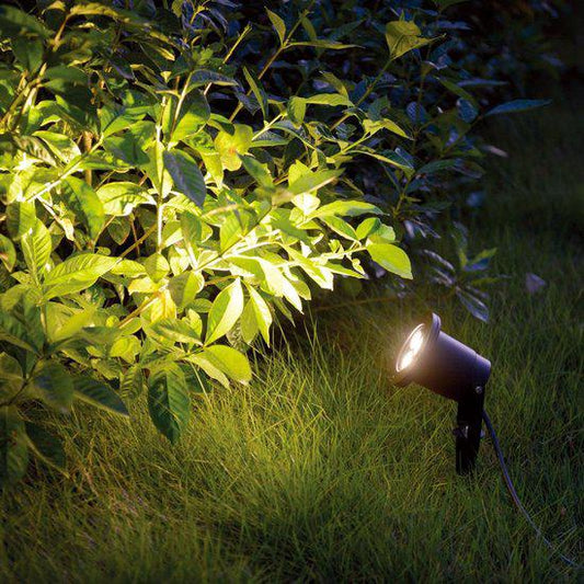 Comnox - Model Melfi LED Prikspot - Accentueer uw tuin - Zwart Metaal