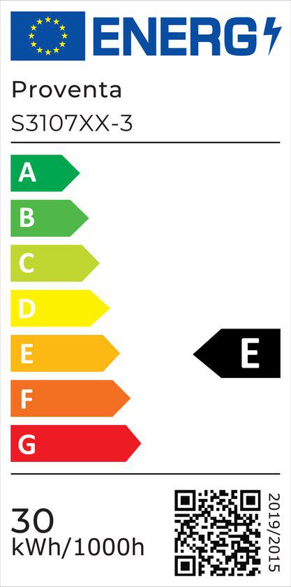 Een witte LED buitenverlichting met bewegingssensor, voorzien van een zichtbare schroef en een zilverkleurige reflector. Geschikt voor tuin- en terrasverlichting, met een compacte, moderne ontwerp.