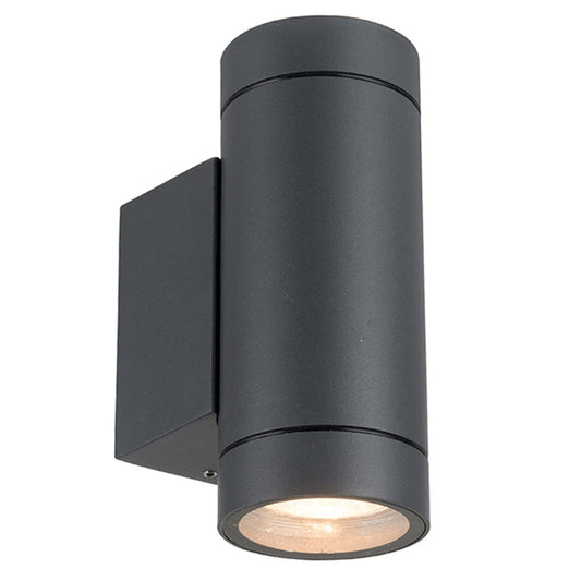 Comnox - LED's Light Up & Down Light Wandlamp - Stijlvolle verlichting voor binnen en buiten - Model Carpi Antraciet