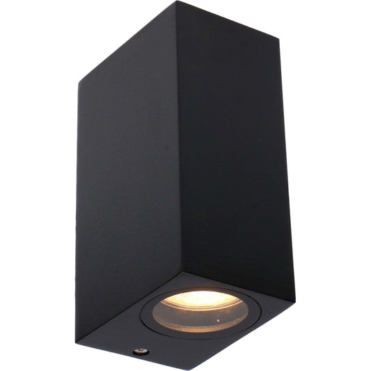 Comnox - NØRD Milaan Up&Down Wandlamp - Duurzame Verlichting - Zwart Aluminium