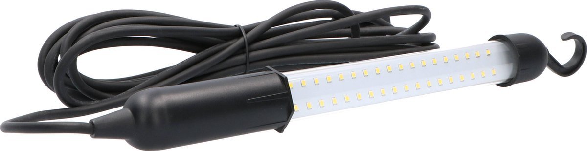 LED's Work Draagbare Werklamp 350 - 5 meter snoer - Inspectielamp met haak - Zwart