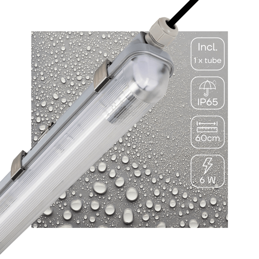 Comnox LED's Light Complete LED TL armatuur - Waterbestendig & Duurzaam - 60 cm
