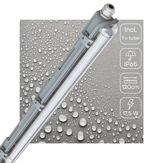Comnox - FastFix LED TL armatuur - Waterbestendig en stootvast - 120 cm