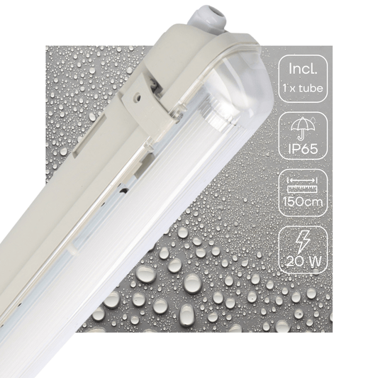 Comnox - LED TL lamp met sensor 150 cm - Volop licht, zuinig & veilig - 3100 lm - 20W - Bewegingssensor - Waterdicht - Comnox