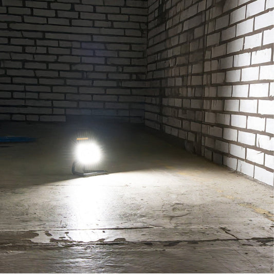 LED's Work LED oplaadbare Bouwlamp 20W 2000lm - Werkt draadloos op accu - Stof- en waterdicht - Inklapbaar