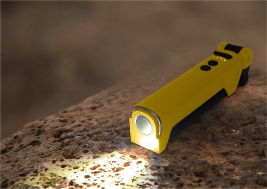 Comnox - LED's Work Oplaadbare Werklamp op Accu 600 - Draadloos licht voor elke klus - 2000 mAh accu - 6 uur dimmen - 600 lumen - zwart
