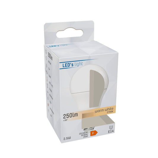 LED E14 Lamp rond - 250 lm - Warm wit licht - 1 lamp