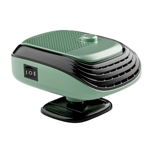 Comnox - Draagbare Autoverwarming – 150W – 2-in-1 Verwarming en Koeling – Compact Ontwerp met Snelle Ontdooifunctie - 12V - Groen- Auto Heater - Auto Verwarming Ventilator - Voorruitverwarming - Autokachel - Comnox Company