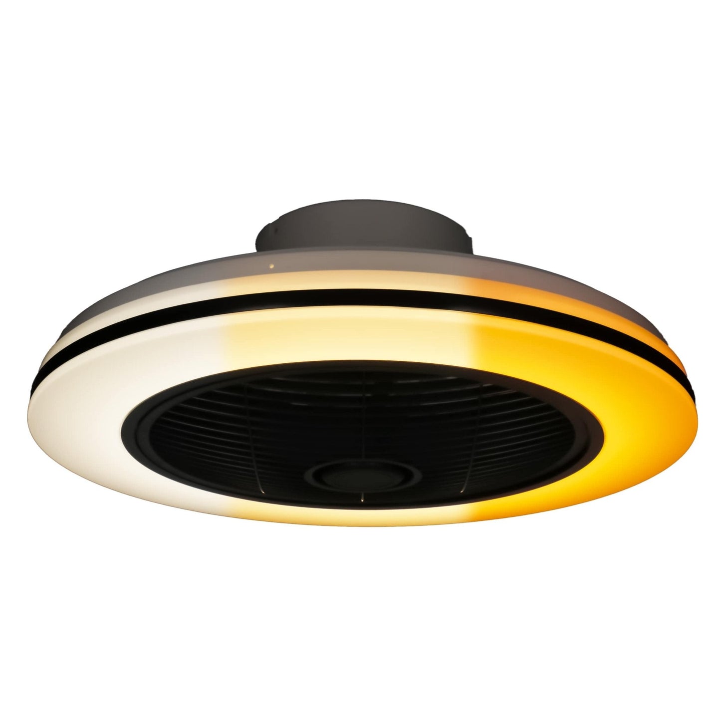 Moderno 3D plafondventilator met verlichting 50cm – Dimmen en lichtkleur instellen via afstandsbediening – Met zomer- en winterstand en timerfunctie