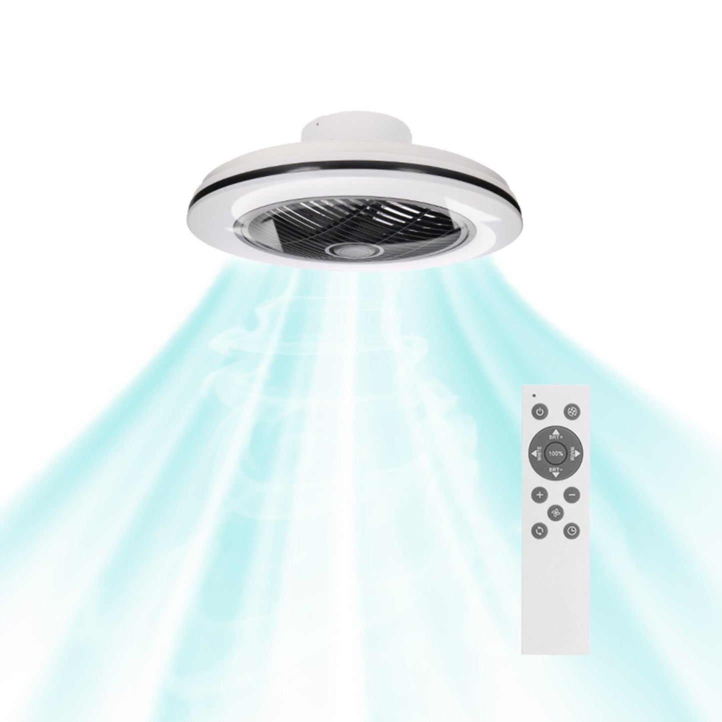 Comnox - LED'S LIGHT Moderno - Plafondventilator met verlichting - Dimbare LED & 2 standen