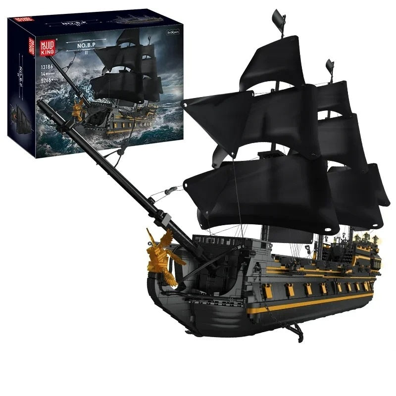 Mould King 13186 Zwarte Parel Piratenschip – 5266 Stuks LEGO Compatible Bouwset