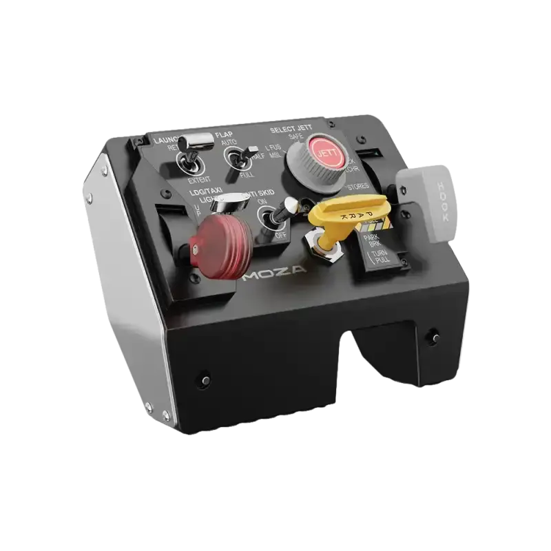 MOZA Racing MTP + MTLP Flight Control Bundle – Aluminiumlegering