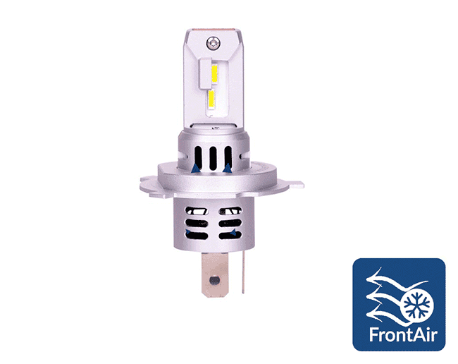 HB3 9005 koplamp set daglichtwit 6000K - 35 Watt & 2000 Lm/stuk | 12VDC - actieve koeling