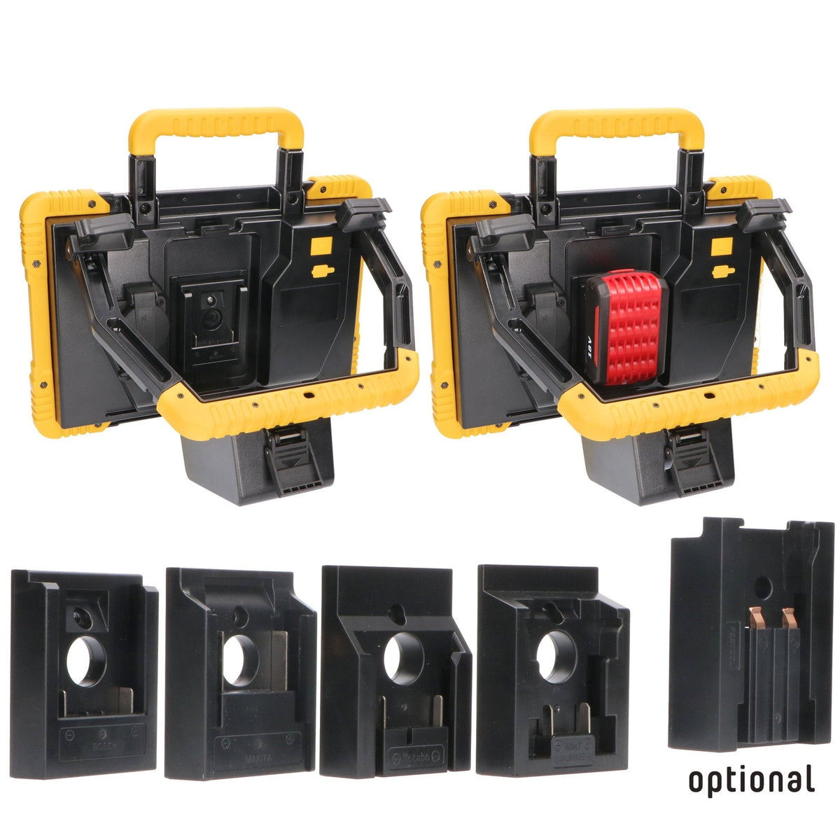 Comnox - MultiPro LED Hybride Bouwlamp - 5500 lumen met automatische overschakeling