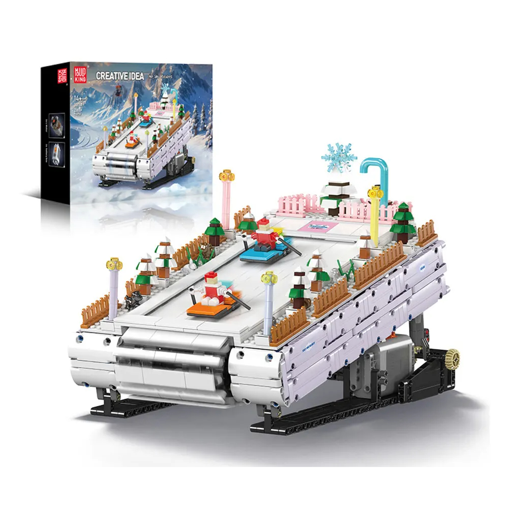 Comnox - Mould King - Kerst Ski-Resort - 2181 Stukjes - LEGO Compatible - Winter Bouwplezier - Comnox Company
