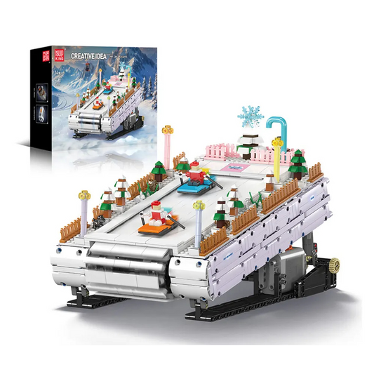 Comnox - Mould King - Kerst Ski-Resort - 2181 Stukjes - LEGO Compatible - Winter Bouwplezier - Comnox Company