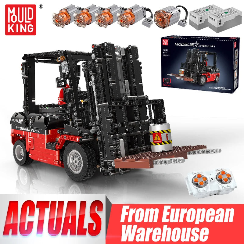 Comnox - Mould King - App RC Heftruck Bouwset - 1719 Stuks - Forklift - Technisch Speelgoed met Bluetooth en Afstandsbediening - LEGO Compatible - Comnox Company