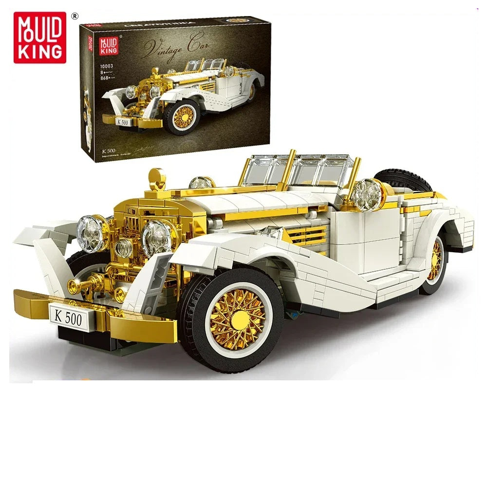 Comnox - Mould King - K500 Vintage Auto - 868 Stukjes - LEGO Compatible - Klassieke Auto Bouwset - Comnox Company