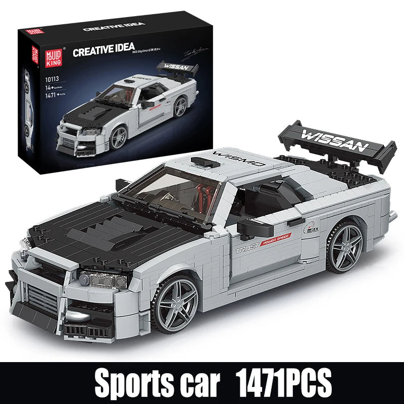 Comnox - Mould King Skyline R34 Bouwset - 1471 Stukjes - LEGO Compatible - Technisch Speelgoed - Comnox Company