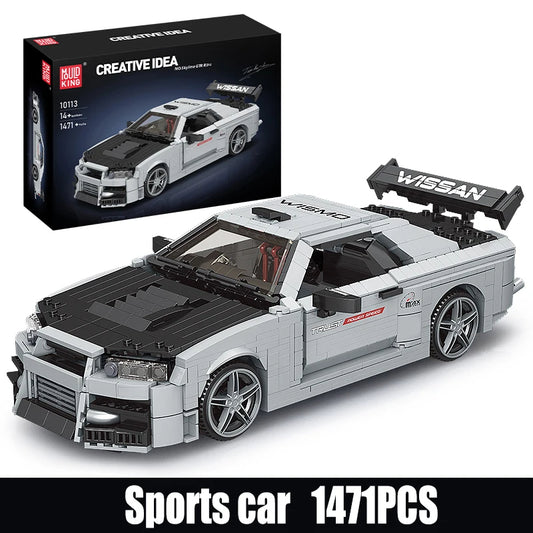 Comnox - Mould King Skyline R34 Bouwset - 1471 Stukjes - LEGO Compatible - Technisch Speelgoed - Comnox Company