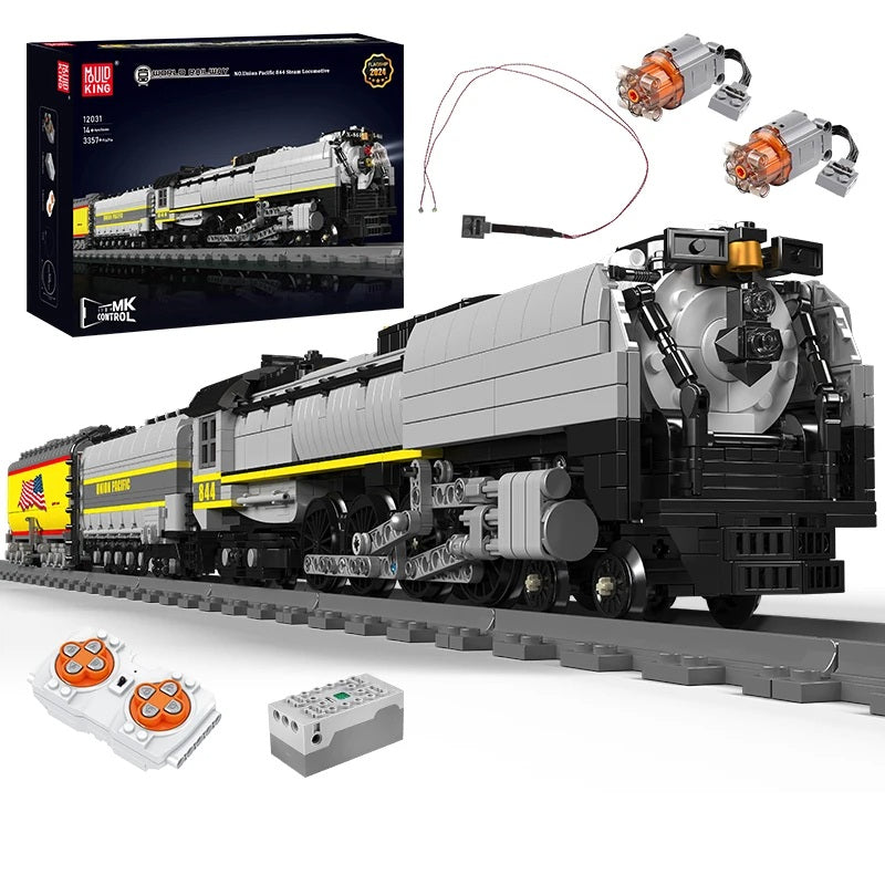 Comnox - Mould King - Union Pacific 844 Stoomlocomotief Bouwset - 3357 Stukjes - LEGO Compatible - Comnox Company
