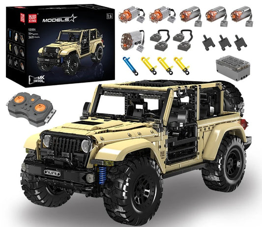 Comnox - Mould King - Off-Road Wrangler SUV Bouwset - 3621 Stuks - RC Modelauto met Pneumatische Accessoires - LEGO Compatible - Comnox Company