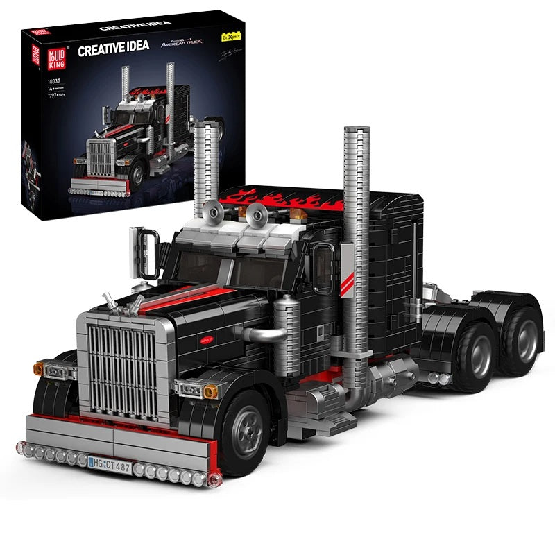 Comnox - Mould King - Amerikaanse Vrachtwagen - Technische Bouwset - 1797 Stuks - Voor Kinderen en Volwassenen - Lego-Compatibel - Comnox Company