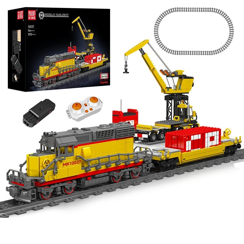 Comnox - Mould King 12027 Technische Treinbouwset - Diesel Locomotief SD40-2 met Afstandsbediening - 1170 Stuks - Comnox Company