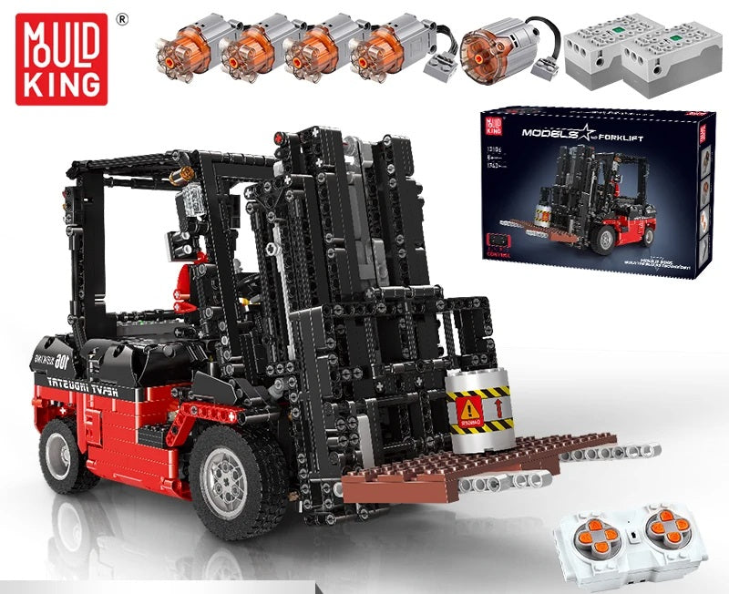 Comnox - Mould King - App RC Heftruck Bouwset - 1719 Stuks - Forklift - Technisch Speelgoed met Bluetooth en Afstandsbediening - LEGO Compatible - Comnox Company
