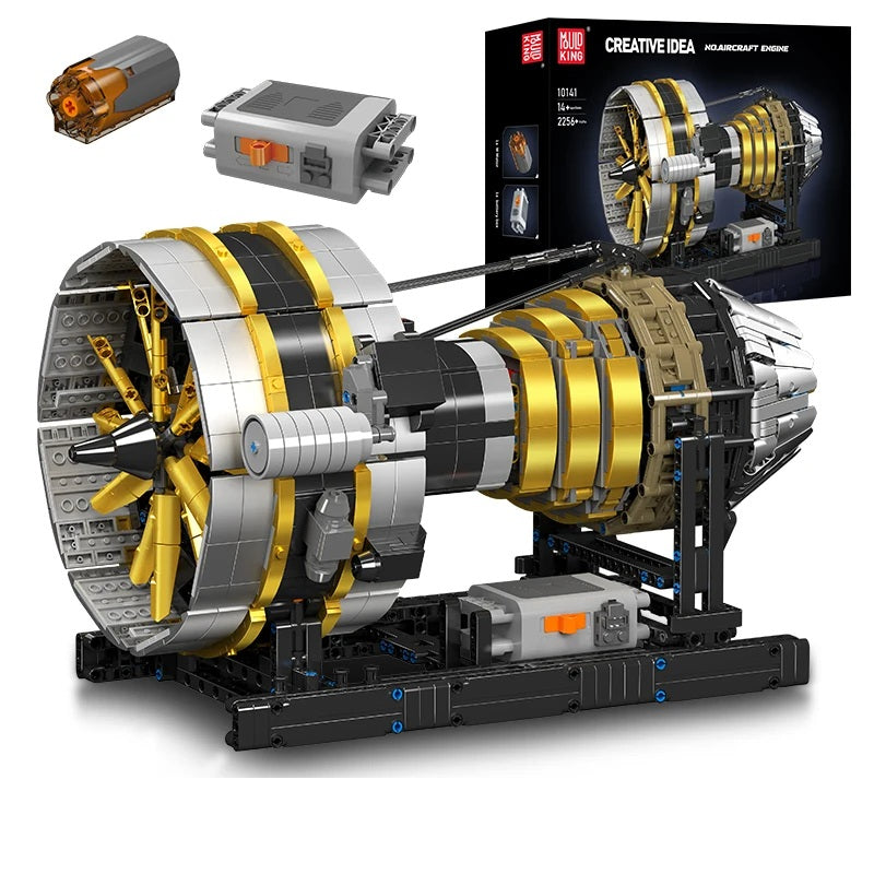 Comnox - Mould King - Vliegtuigmotor Bouwset - 2256 Stukjes - LEGO Compatible - Comnox Company