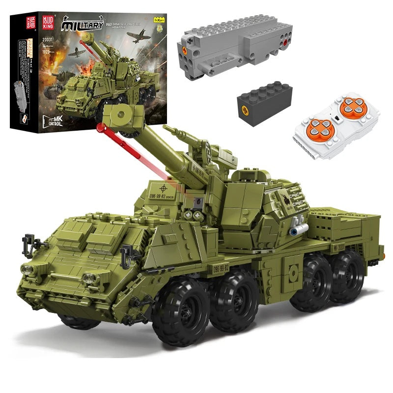 Comnox - Mould King - Dana Zelfrijdende Artillerie - 1923 Stukjes - LEGO Compatible - Comnox Company