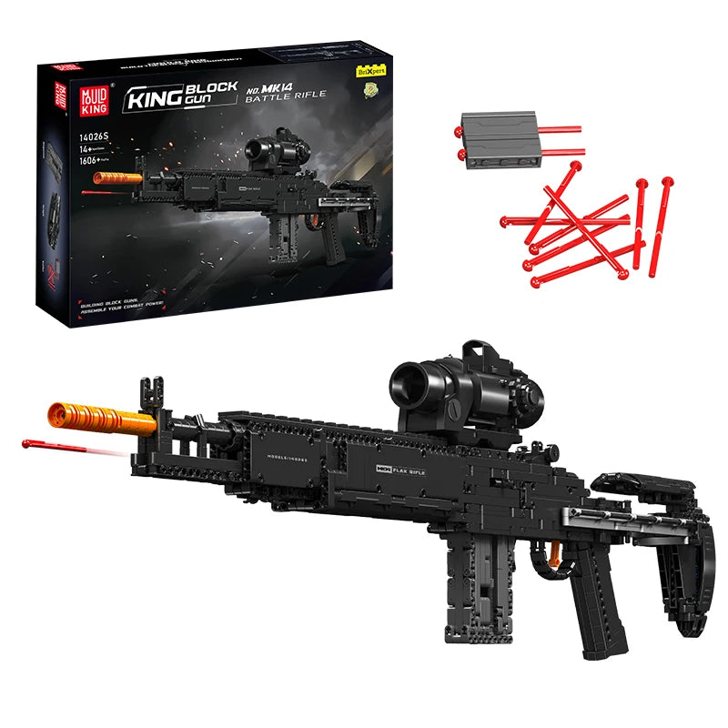 Comnox - Mould King - MK14 Battle Rifle Bouwset - 1606 Stukjes - LEGO Compatible - Comnox Company