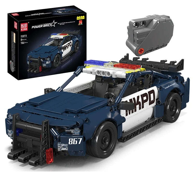 Comnox - Mould King 15073 - Politieauto Bouwset - 786 Stukjes - Pull-Back Functie - LEGO Compatible - Comnox Company