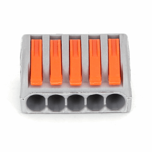PCT-215 lasklem 2 stuks - 5-voudige verbindingsklem 0.08-2.5mm² | IP20 hersluitbaar