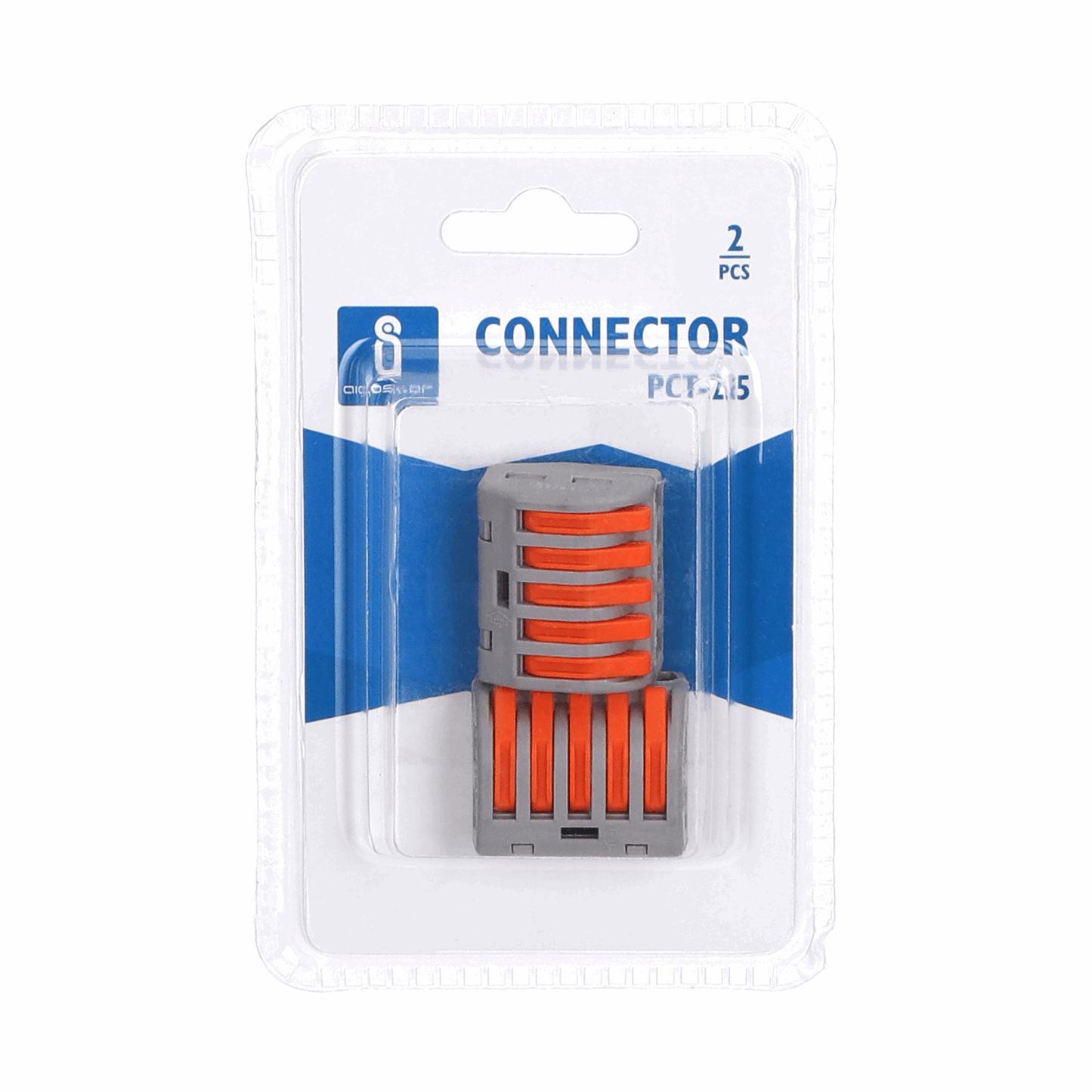 PCT-215 lasklem 2 stuks - 5-voudige verbindingsklem 0.08-2.5mm² | IP20 hersluitbaar