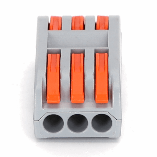 PCT-223 lasklem set 2 stuks - 3-voudige verbindingsklem 0.08-2.5mm² | IP20 hersluitbaar