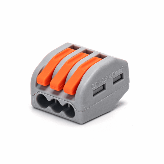 PCT lasklem set 5 stuks - 3-voudige verbindingsklem 0.08-4mm² | IP20 hersluitbaar