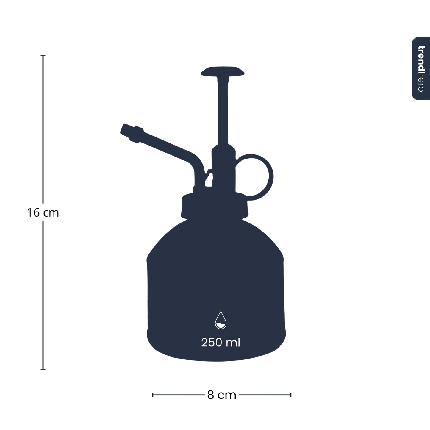 Plant Mister Green Glass 250 ml – Glass Plant Sprayer with Golden Pump