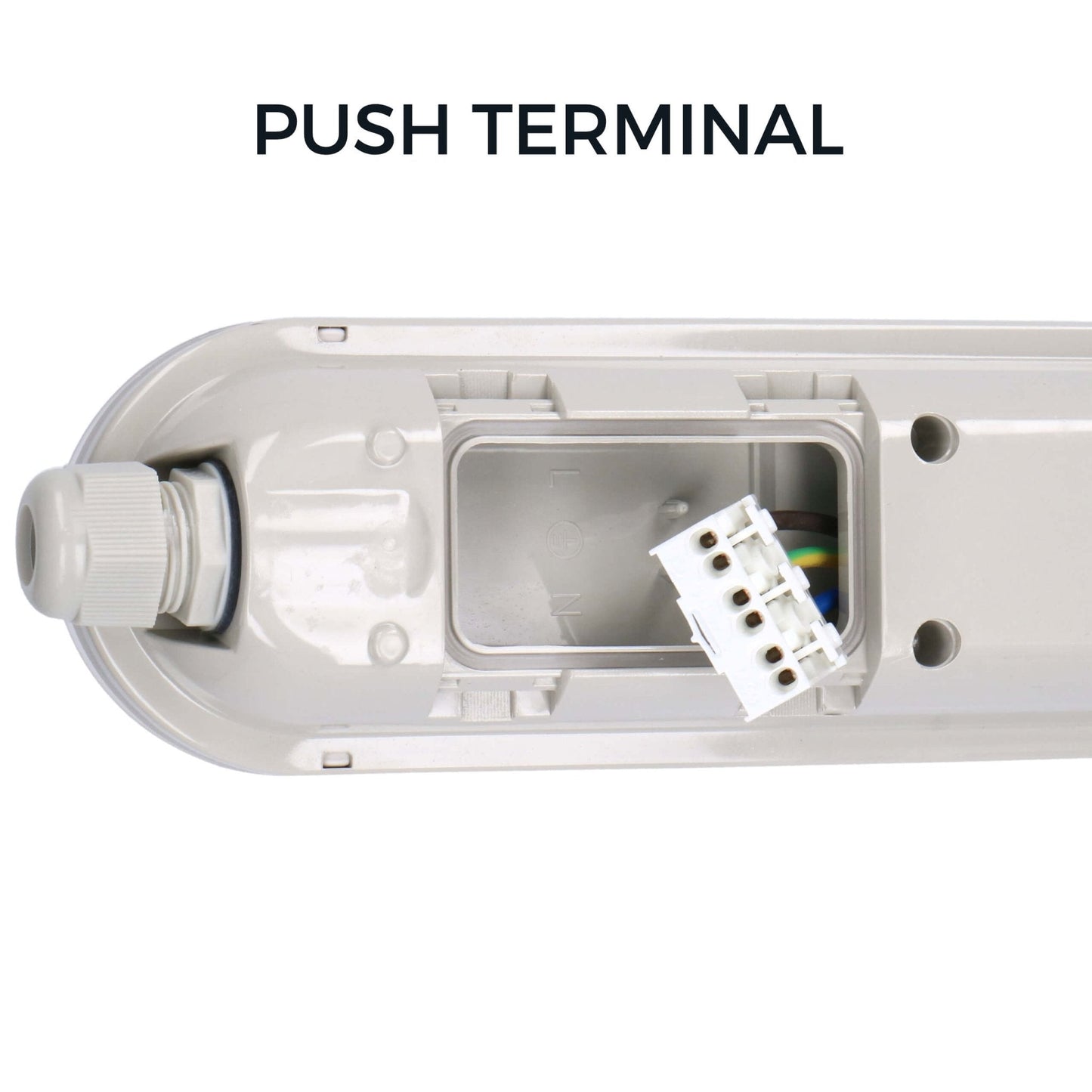 Comnox - LED's Light Pro TL armatuur 60 cm – Hoog licht, laag verbruik – 2500 lumen – 19W – IP65 – Waterdicht – Binnen & Buiten – wit