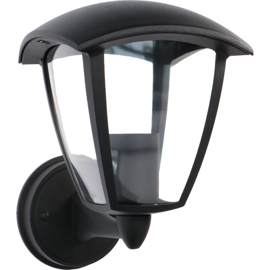 Comnox - Jesi - Retro LED Wandlamp met E27 fitting - Duurzaam aluminium design - Spatwaterdicht IP44 - Warm en tijdloos licht - Zwart