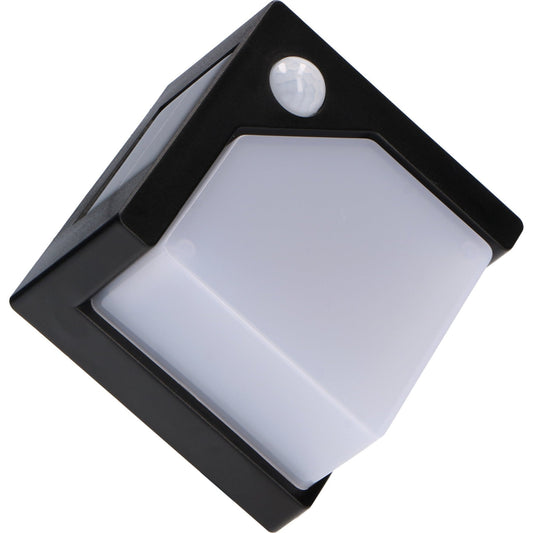 Comnox - Solar LED Buitenlamp met Bewegingssensor - Zwart IP44
