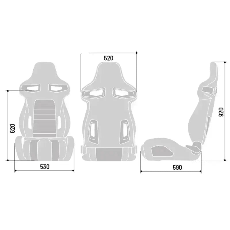 Sparco R333 Race Seat - Optimale ondersteuning voor motorsport - Zwart leer