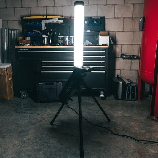 Comnox - LED Work Toren Bouwlamp - 360° Lichtverspreiding - 10.000 Lumen